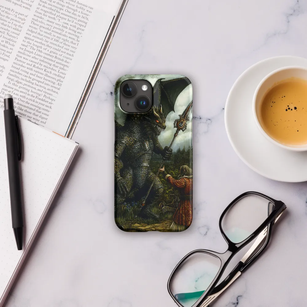 The Confrontation: Dragon vs. Wizard | Phone Case |  15 | Snap Case | Matte