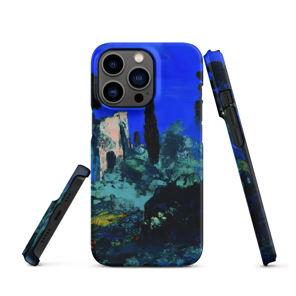 Moonlit Ruins with Cypress