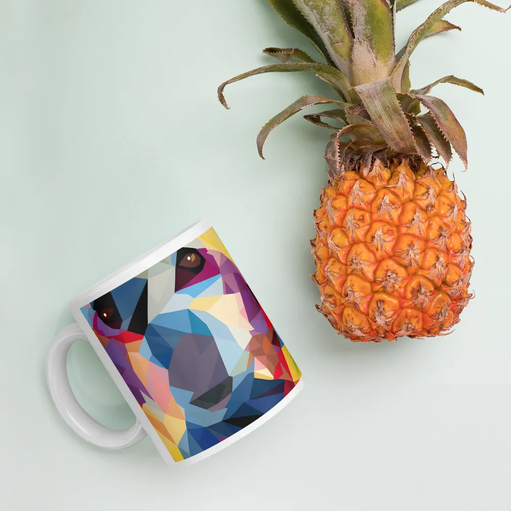 Playful Geometry: The Bear's Face | Mugs | Multiple Sizes & Colors