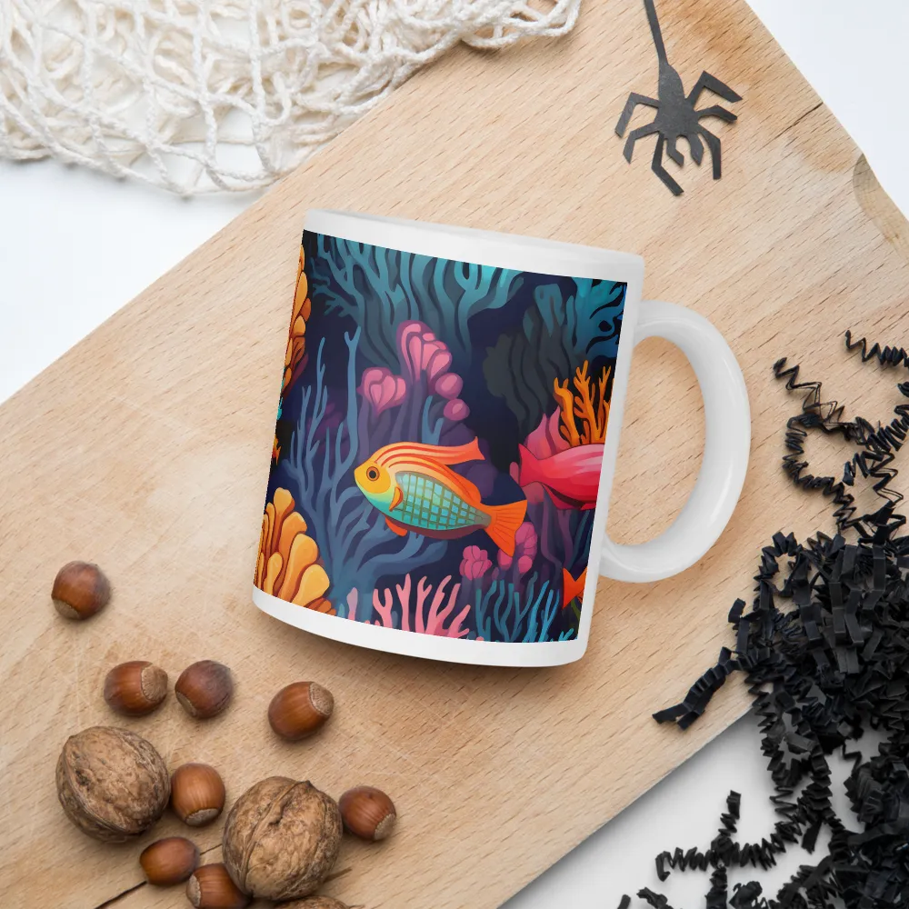 Underwater Harmony: A Coral Reef Wonderland | Mugs | Multiple Sizes & Colors