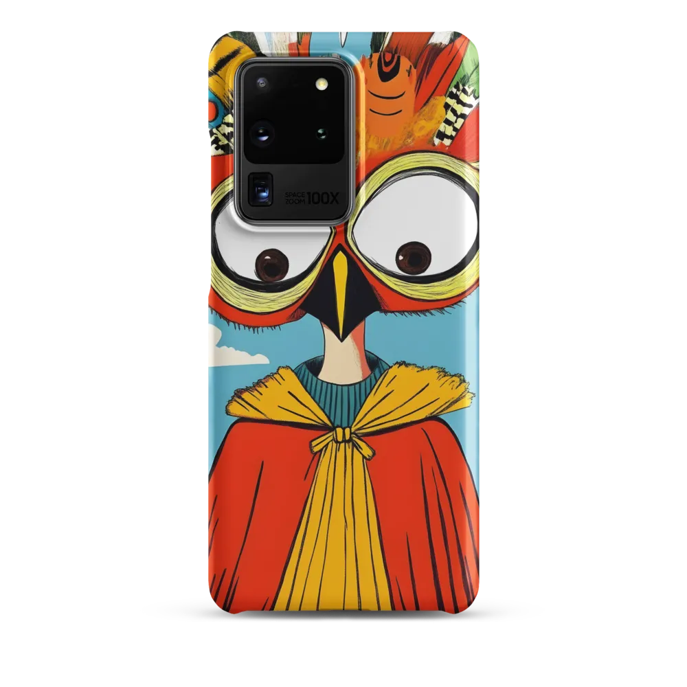 A Whimsical Encounter: The Owl-Human Fusion