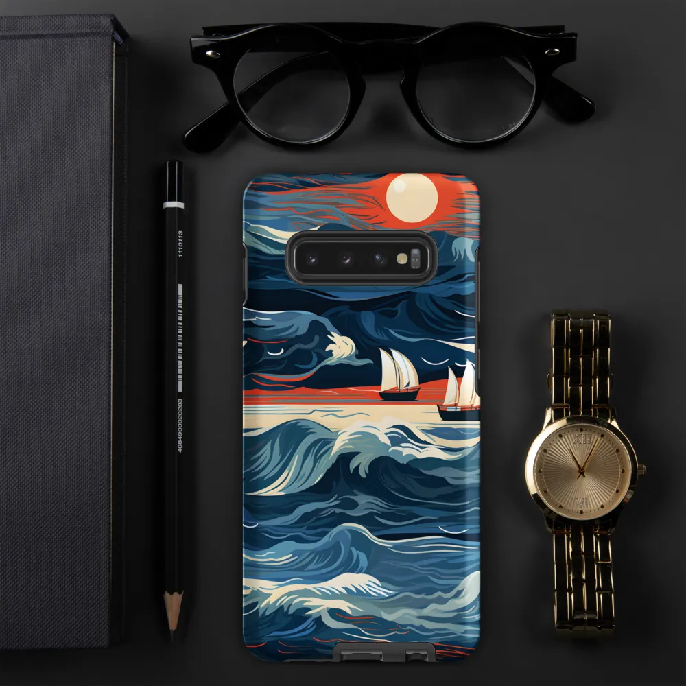 Ocean Whispers: A Voyage at Dusk