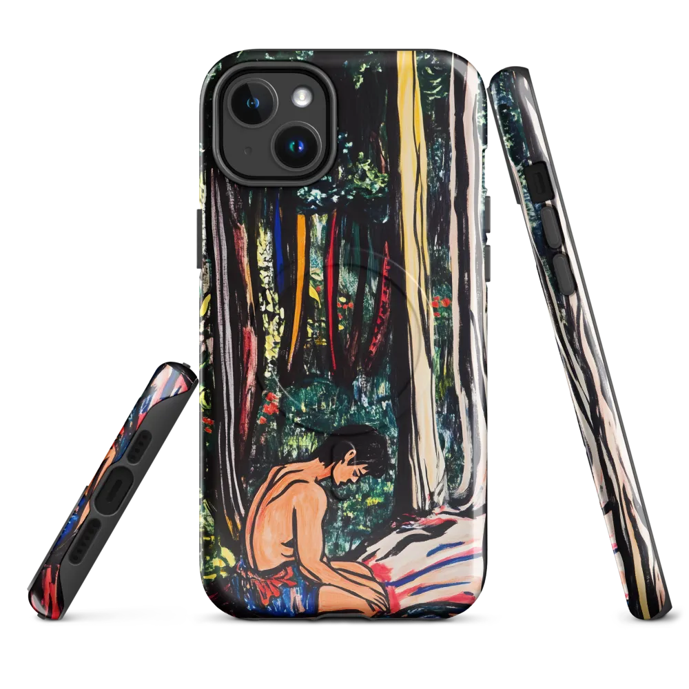 Contemplation in Nature | Phone Case |  14 Plus | MagSafe® Tough Case | Glossy