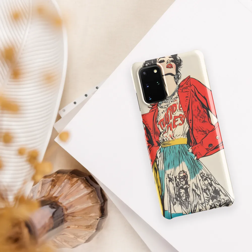 Vibrant Elegance: A Pop Art Fashion Statement