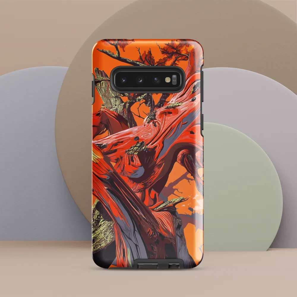 Life in Motion: An Abstract Tree | Phone Case |  S10 | Tough Case | Glossy