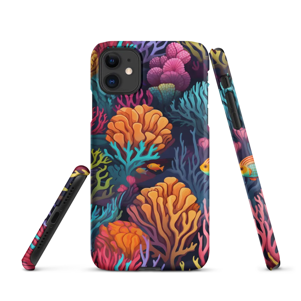 Underwater Harmony: A Coral Reef Wonderland | Phone Case |  11 | Snap Case | Matte
