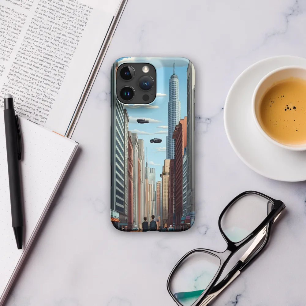 Futuristic Stroll through the Urban Skyline
