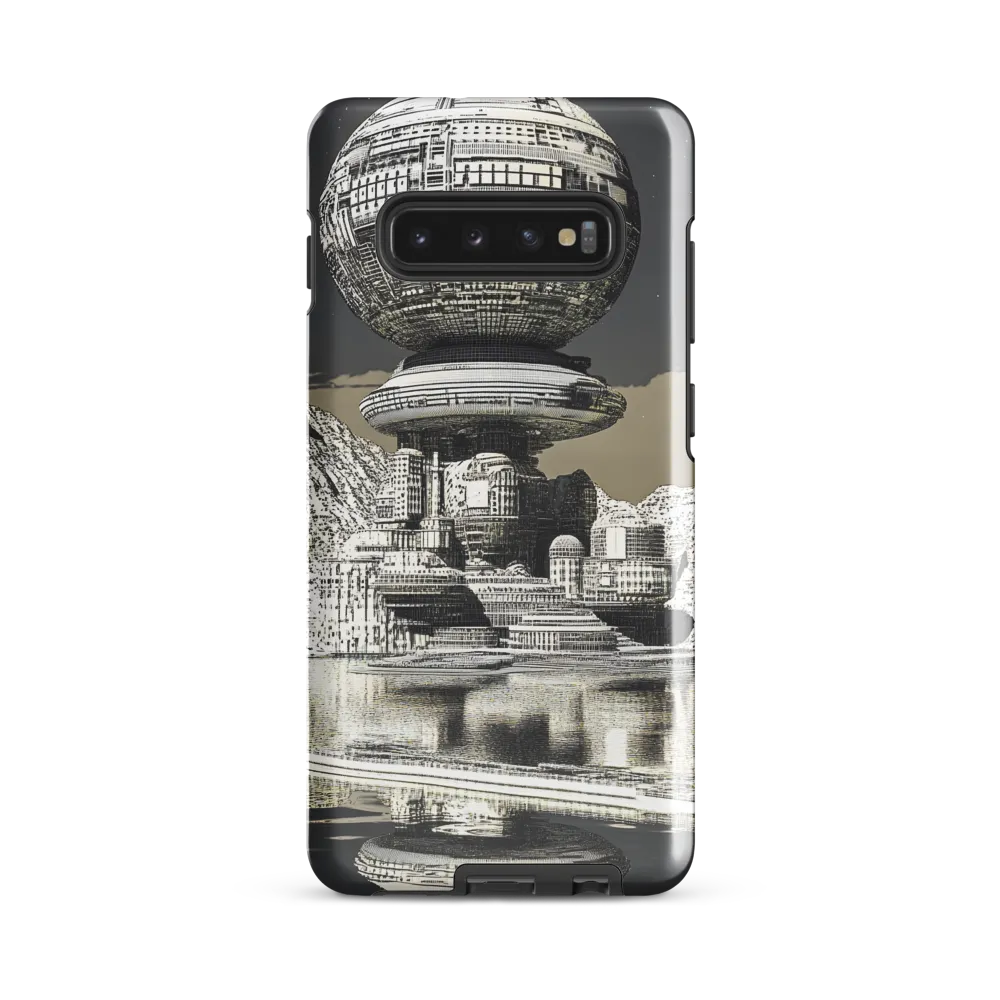 Reflections of a Futuristic Dreamscape | Phone Case |  S10 Plus | Tough Case | Glossy