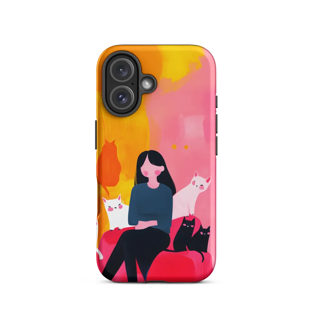 Whimsy in Feline Company | Phone Case