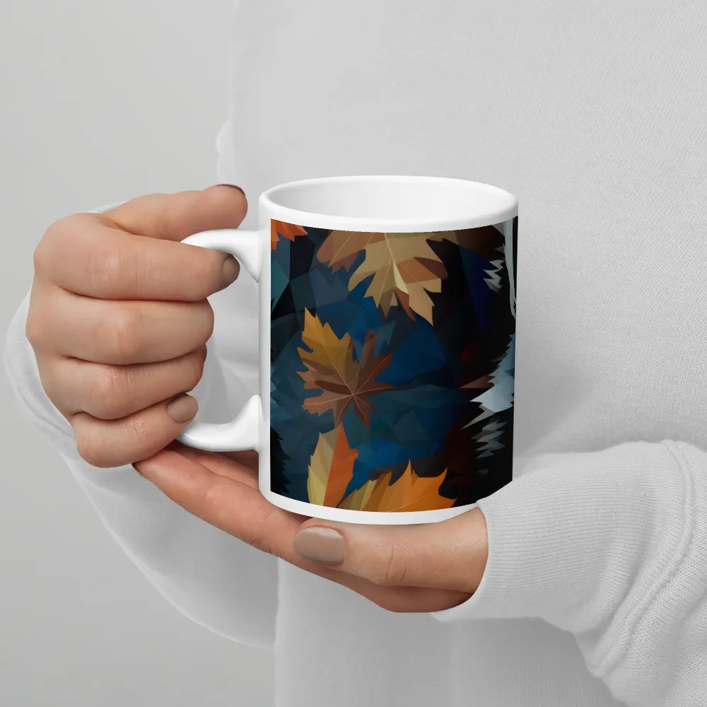 Whispers of Autumn: The Raccoon's Gaze | Mugs | Multiple Sizes & Colors