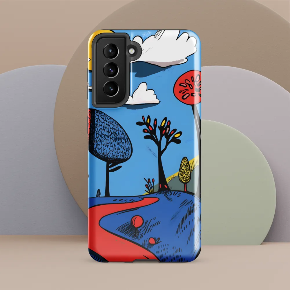 A Playful Journey Through Whimsical Woods | Phone Case |  S21 FE | Tough Case | Glossy