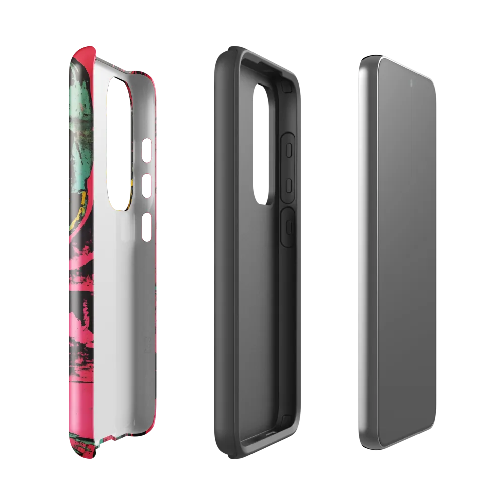 Confident Portrait in Neon Colors | Phone Case |  S23 | Tough Case | Glossy