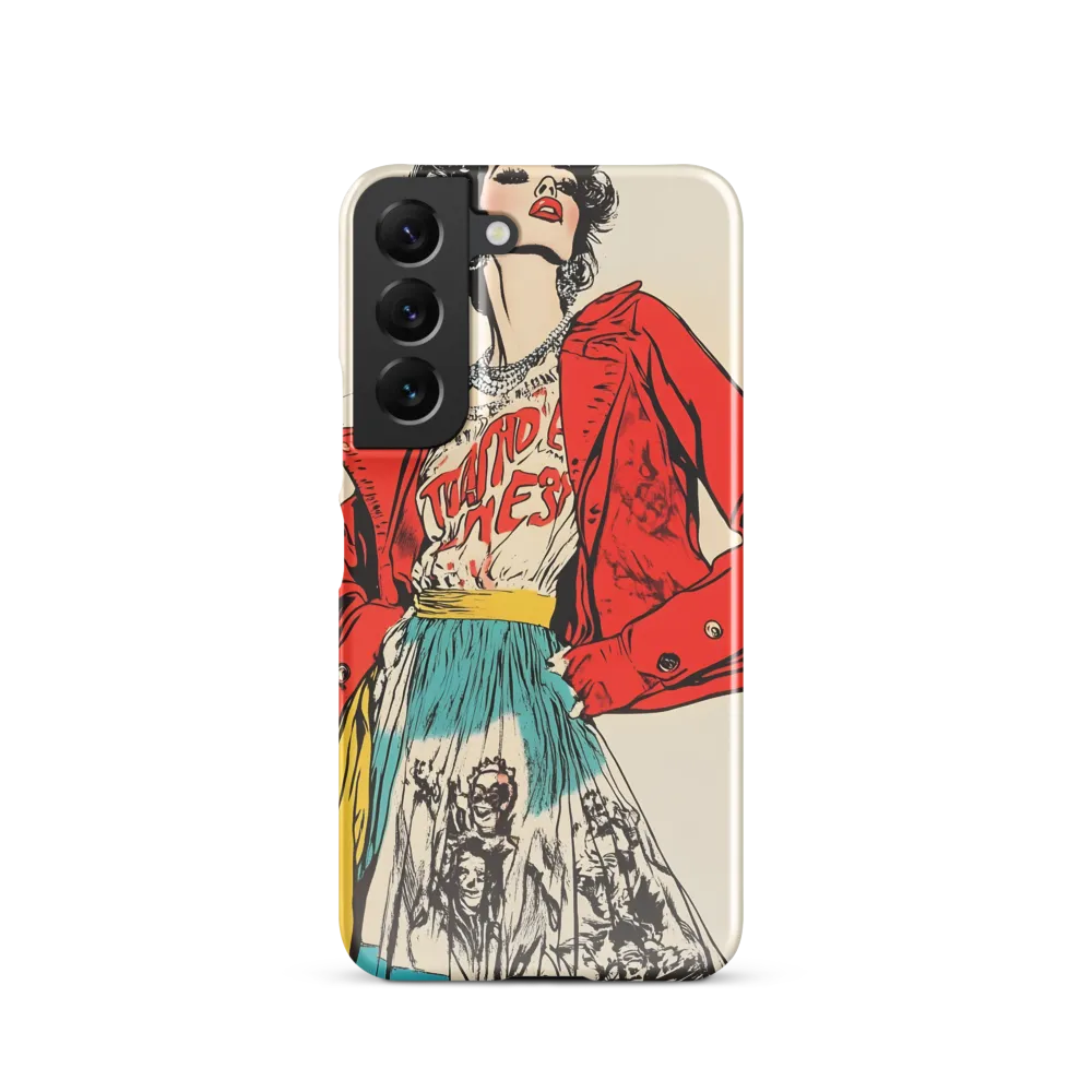 Vibrant Elegance: A Pop Art Fashion Statement
