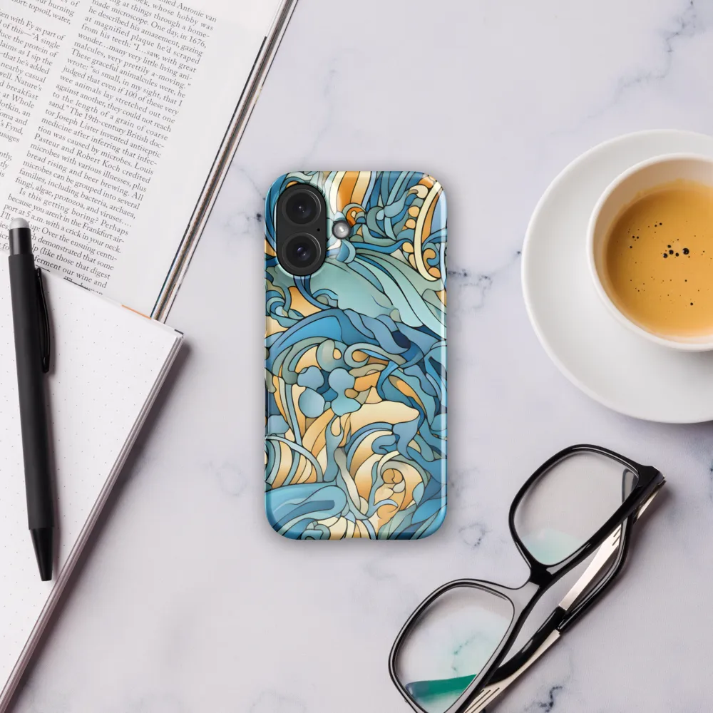 Dancing Waves of the Ocean | Phone Case |  16 | Snap Case | Glossy