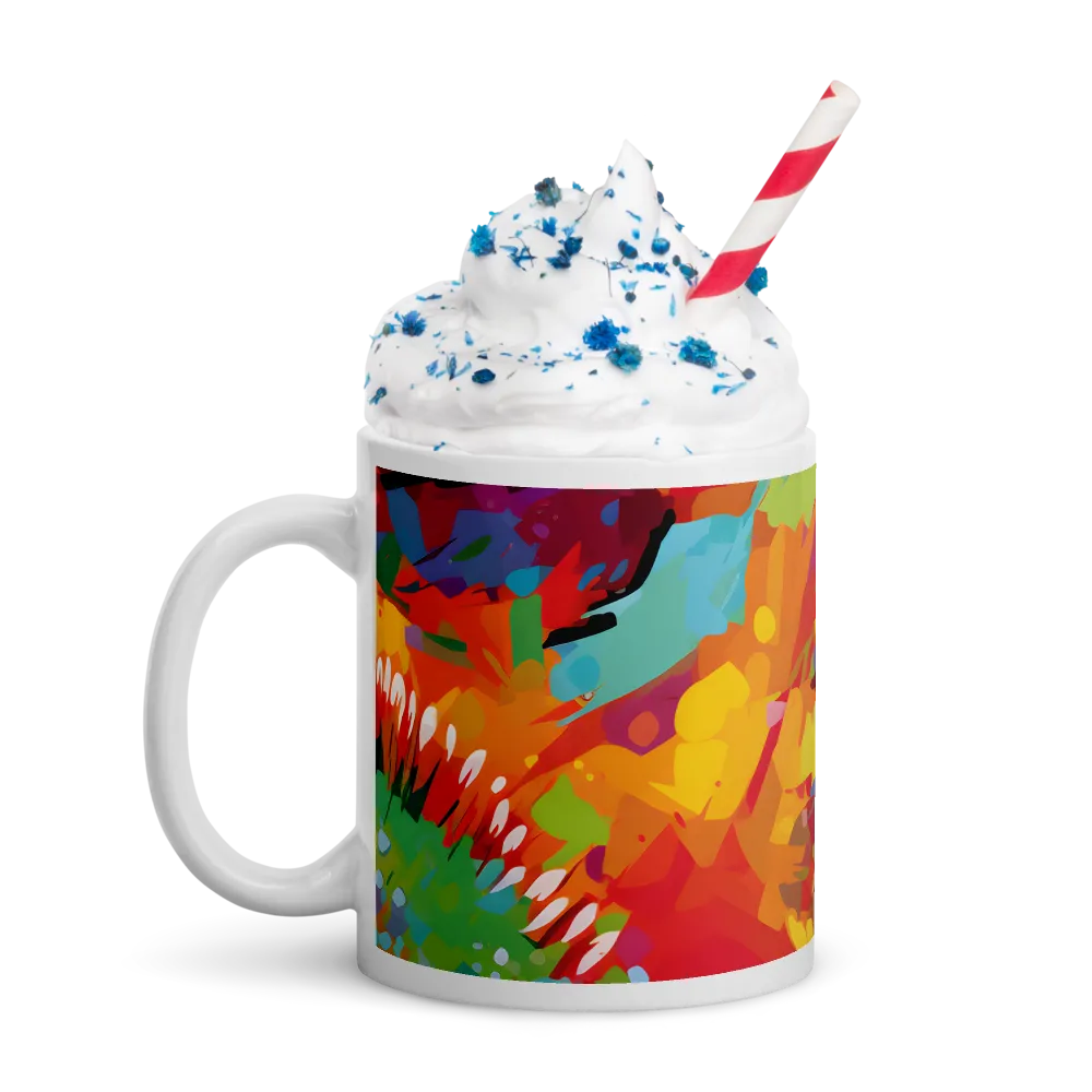 Colorful Lizard: An Abstract Adventure | Mugs | Multiple Sizes & Colors