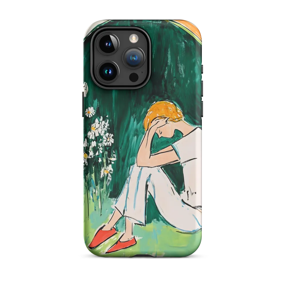 Silent Sorrow | Phone Case |  15 Pro Max | Tough Case | Matte