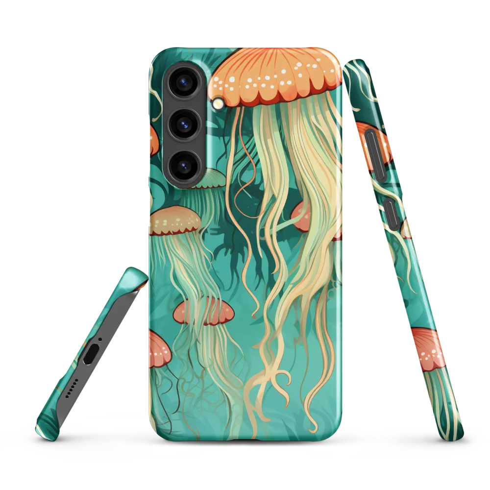 Ethereal Dance of Jellyfish | Phone Case |  S24 Plus | Snap Case | Glossy