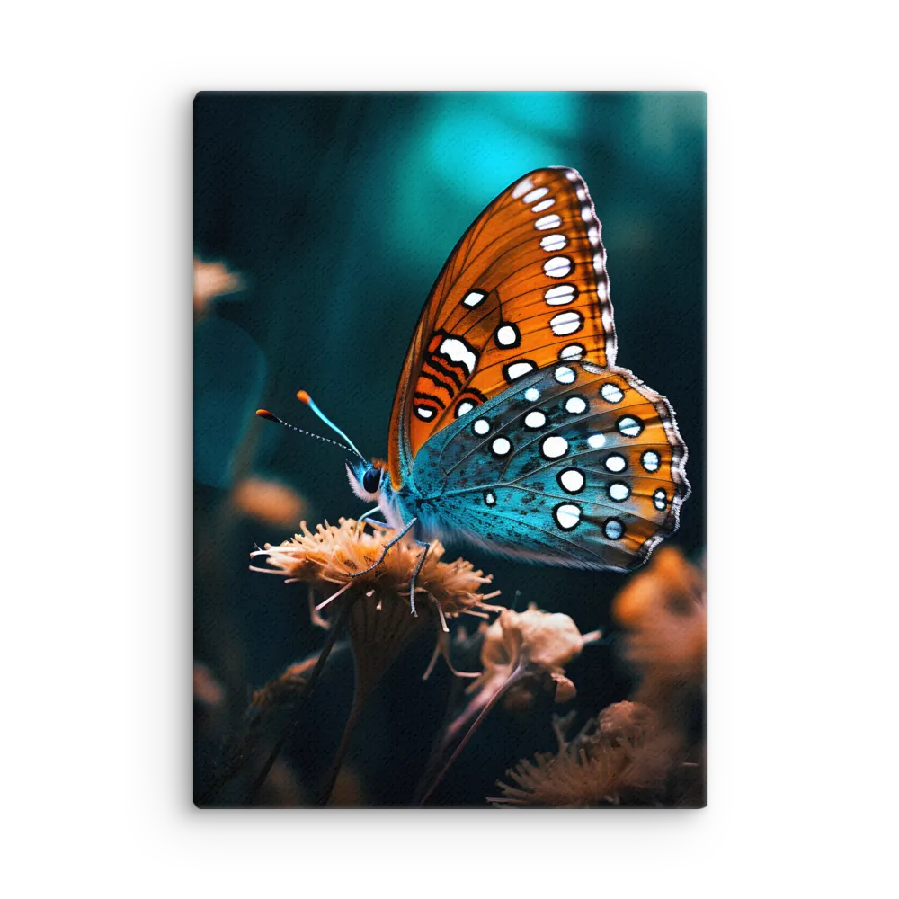 Whispers of Color: The Butterfly's Embrace