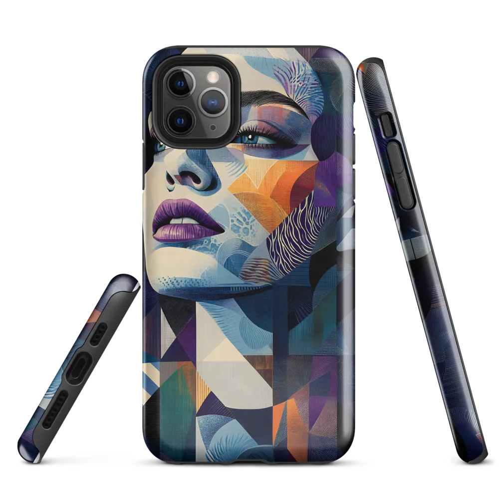 Fragmented Mystery: A Modern Portrait | Phone Case |  11 Pro Max | Tough Case | Glossy