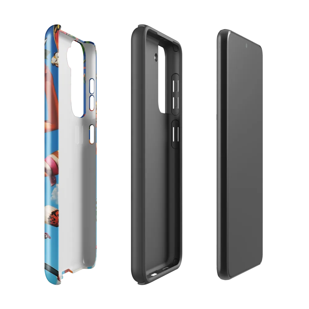 Joyful Whimsy | Phone Case |  S21 | Tough Case | Glossy