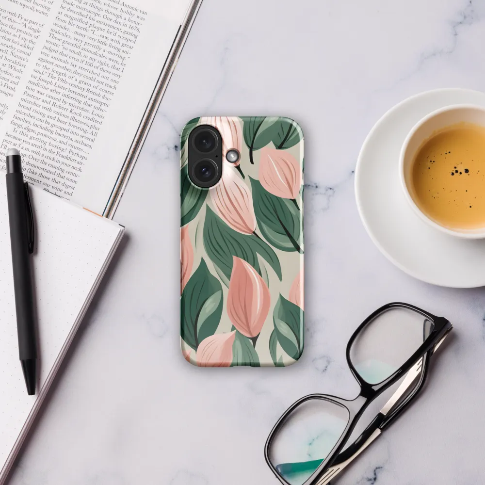 Floral Symphony in Modern Hues | Phone Case |  16 | Snap Case | Glossy