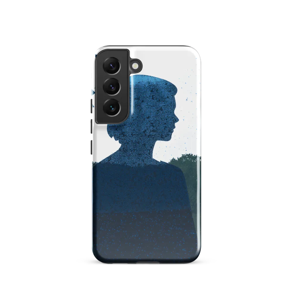 Blue Contemplation | Phone Case |  S22 | Tough Case | Glossy