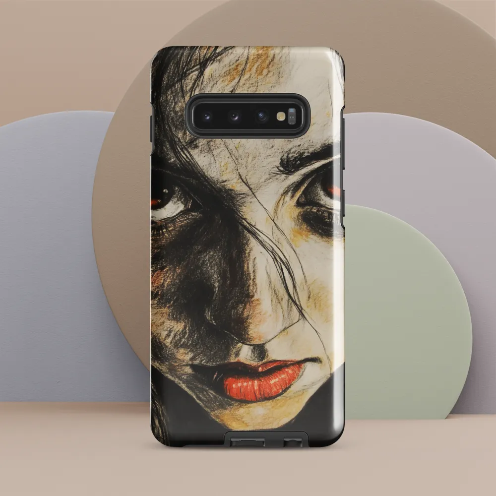 Gaze of Intensity | Phone Case |  S10 Plus | Tough Case | Glossy