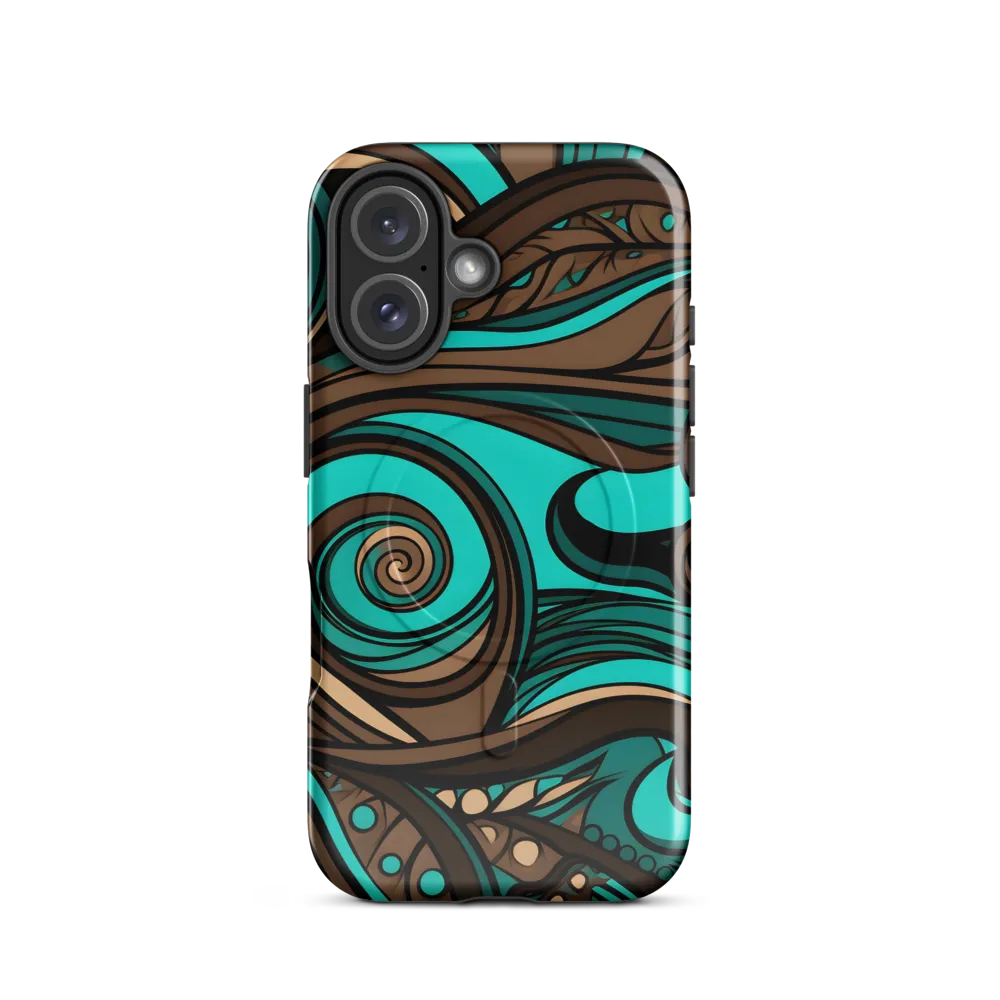 Fluctuating Currents | Phone Case |  16 | MagSafe® Tough Case | Glossy