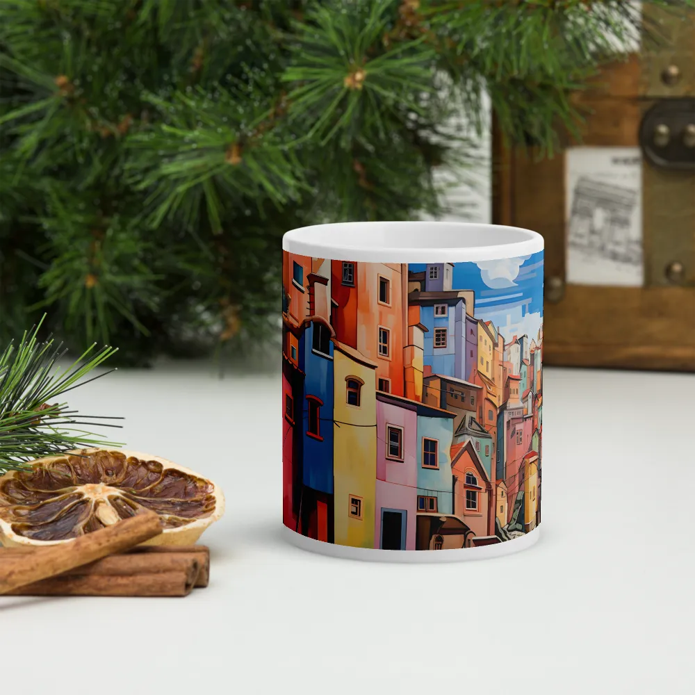 Whimsical Heights: A Vibrant Cityscape | Mugs | Multiple Sizes & Colors