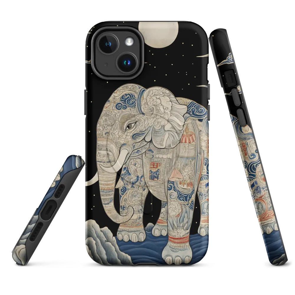 The Majestic Tale of the Painted Elephant | Phone Case |  14 Plus | MagSafe® Tough Case | Matte