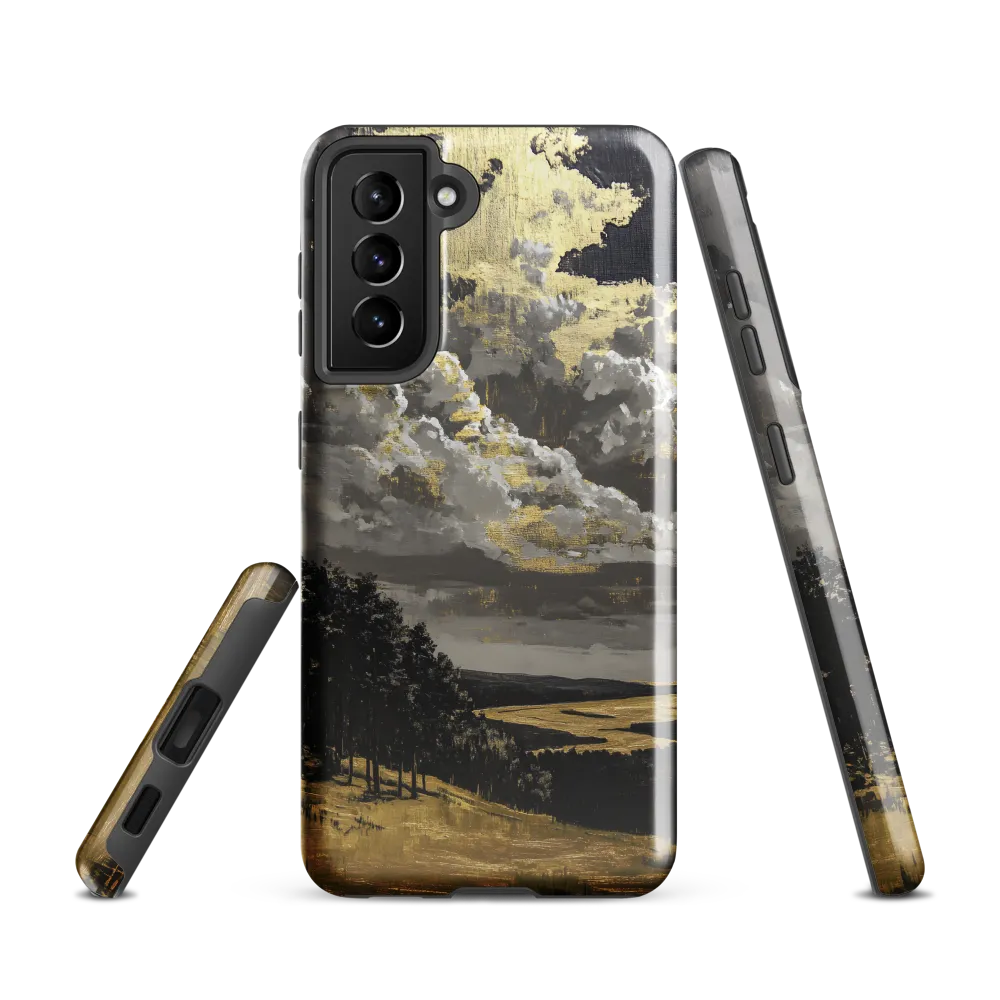 Golden Serenity in a Dramatic Sky | Phone Case |  S21 | Tough Case | Glossy