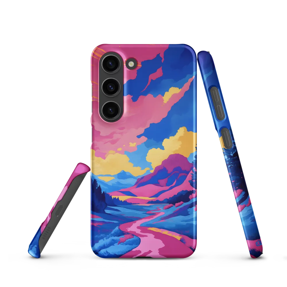 Dreamscape: The Serene River | Phone Case |  S23 | Snap Case | Matte