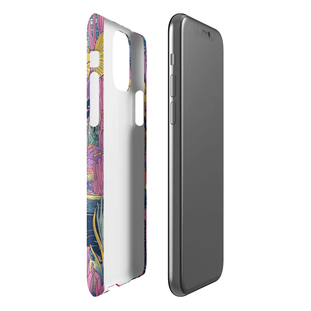Underwater Dreamscape: A Playful Encounter | Phone Case |  11 Pro | Snap Case | Matte