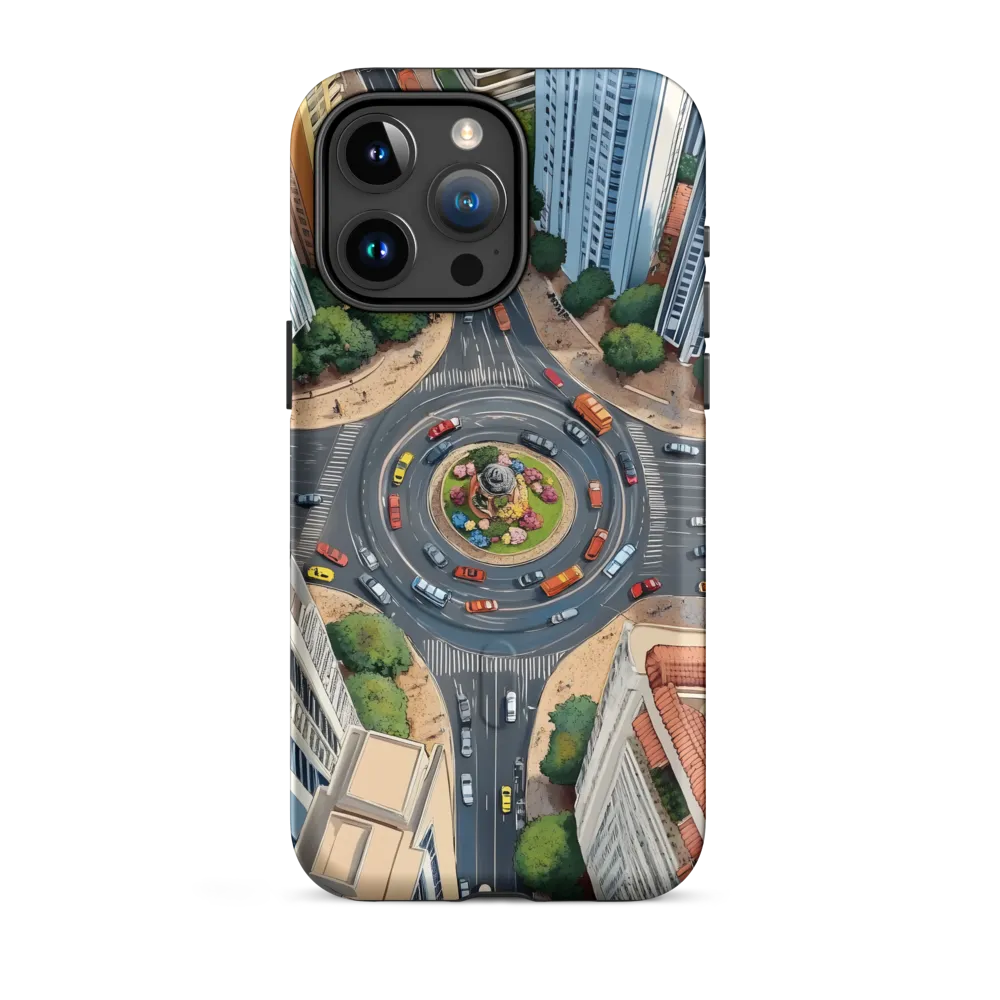 Urban Symphony: Aerial Vision of City Life