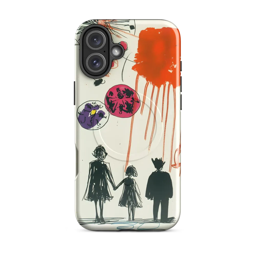 Embrace of Togetherness | Phone Case |  16 Plus | MagSafe® Tough Case | Glossy