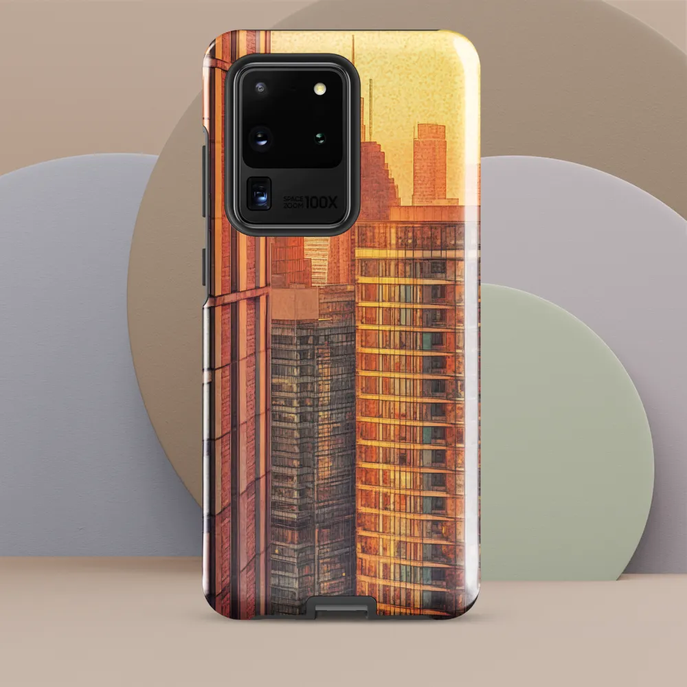 Urban Serenity at Sunset | Phone Case |  S20 Ultra | Tough Case | Glossy