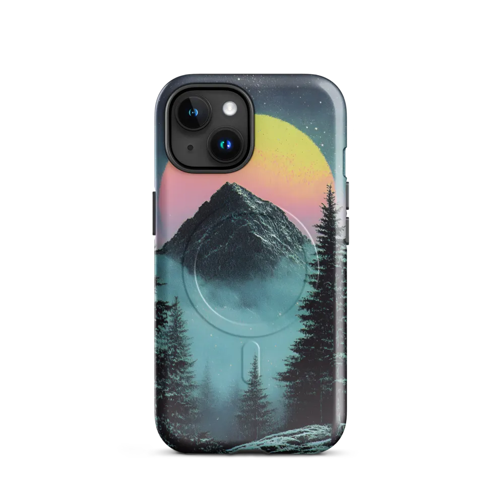 Ethereal Peaks Under Celestial Lights