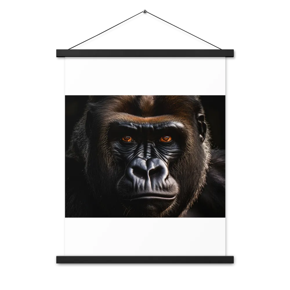 Majestic Gaze | Poster With Black Wood Hanger | 18″×24″