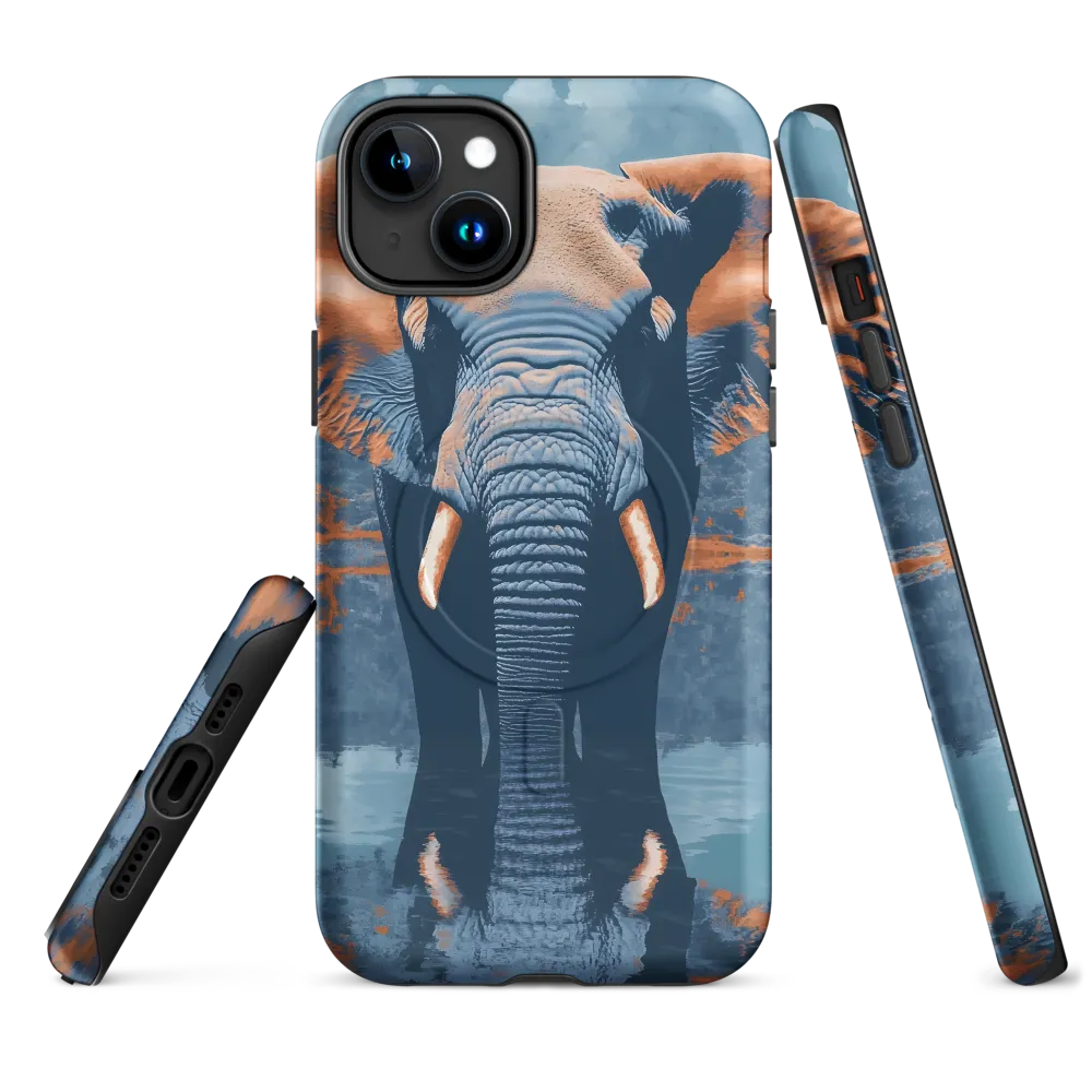 Majestic Reflection: The Elephant's Serenade