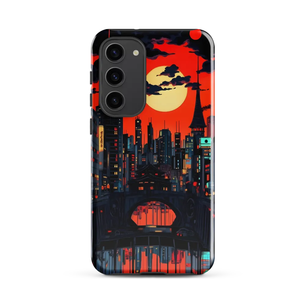Nightfall in a Neon City