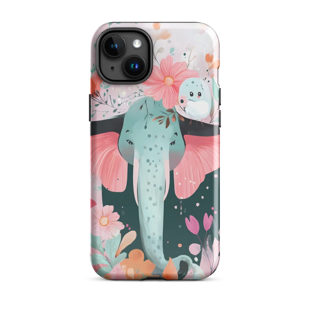 Whimsical Elephant in Bloom
