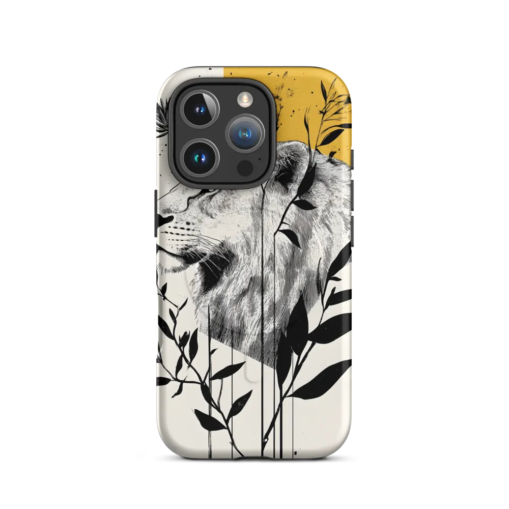 Regal Serenity: The Lion and Flora