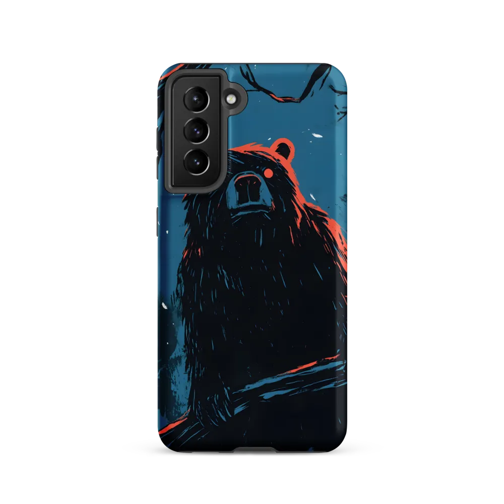 Eerie Majesty: A Bear in the Night