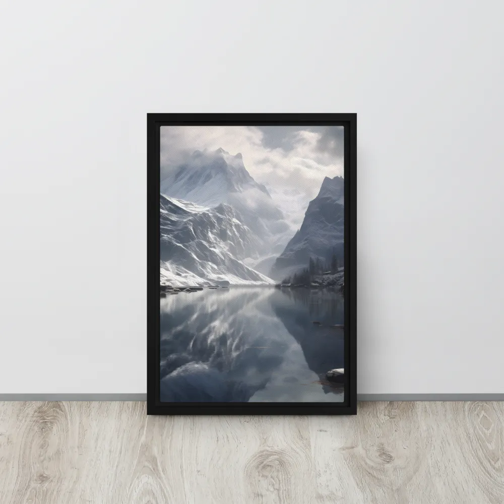 Echoes of Tranquility | Canvas with Black Frame | 12″×18″
