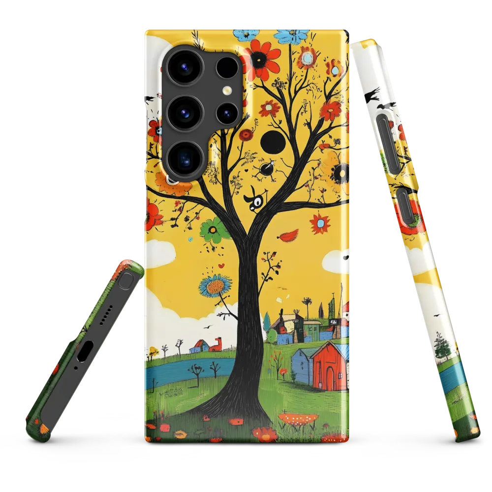 Whimsical Blooms of Life | Phone Case |  S24 Ultra | Snap Case | Glossy