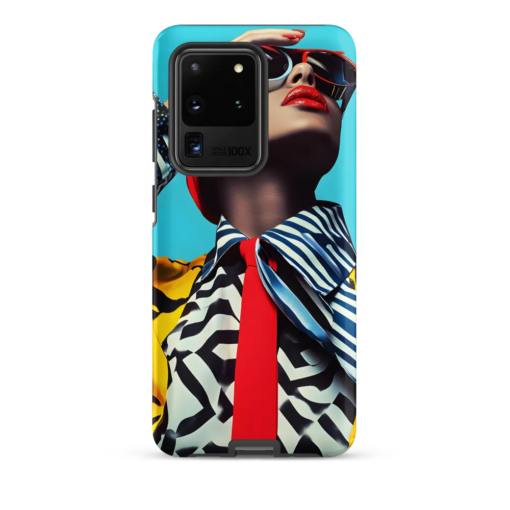 Chic Confidence in Bold Patterns