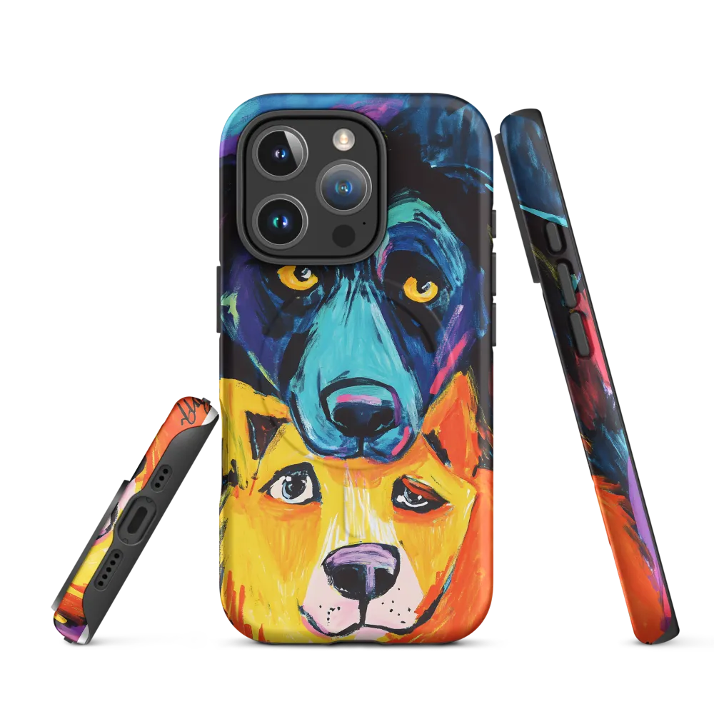 Vibrant Companions: An Expression of Canine Spirit