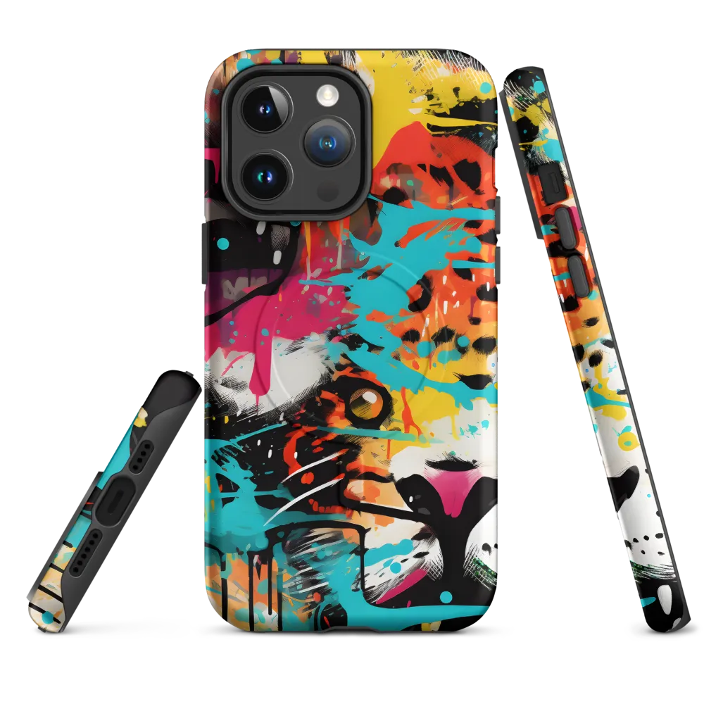Fierce Fusion: Tiger and Lion in Graffiti