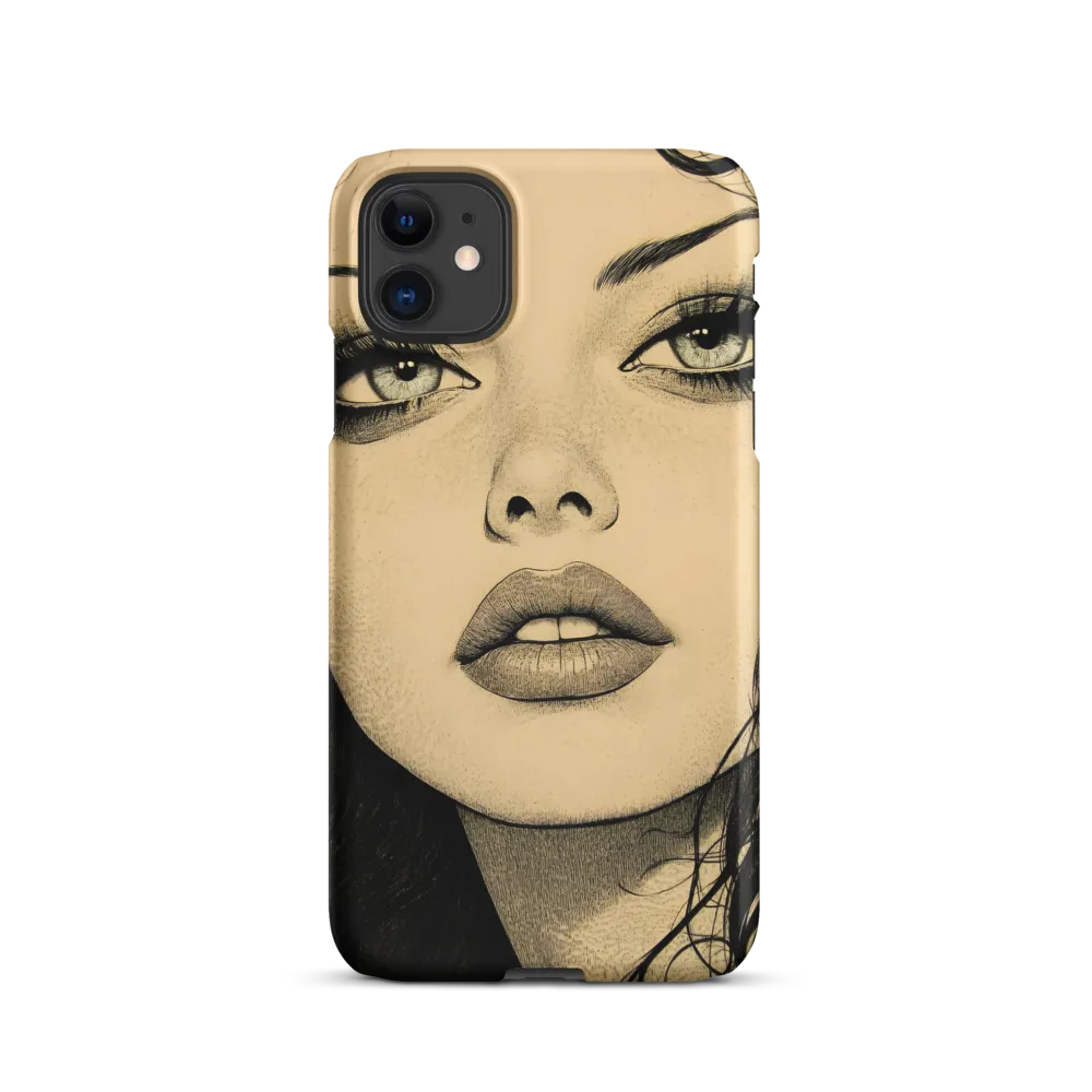 Enigmatic Gaze | Phone Case |  11 | Snap Case | Matte