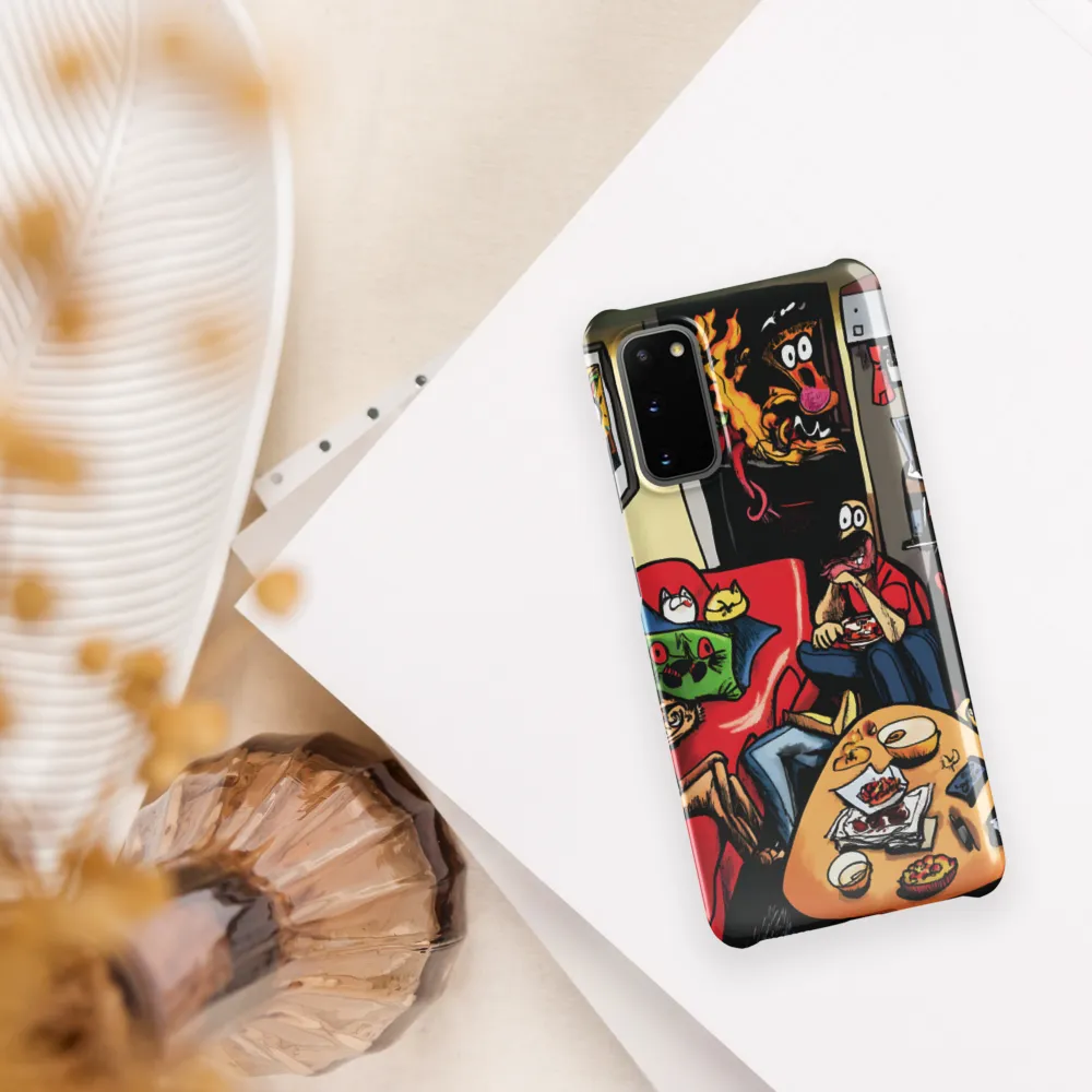 Whimsical Gathering in a Colorful Realm | Phone Case |  S20 | Snap Case | Glossy